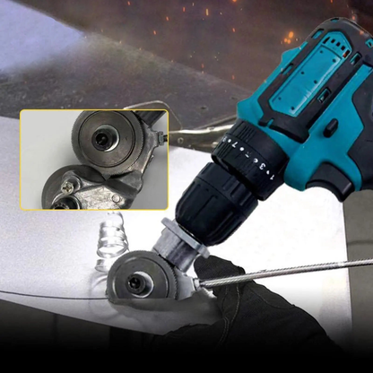 Easy Sheet Metal Cutter Drill Bit Attachment