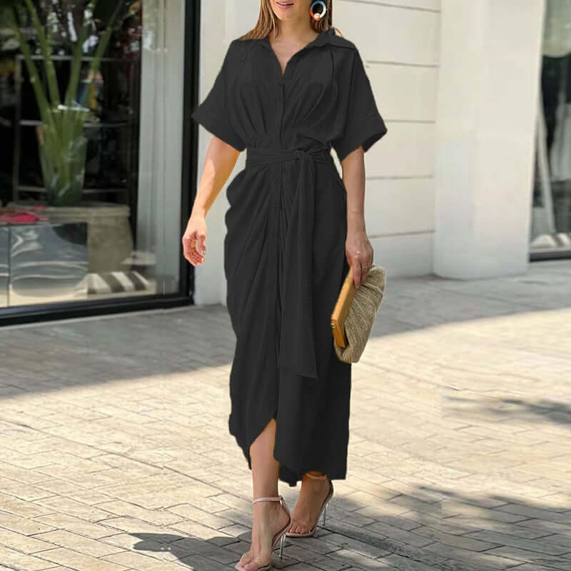 Ladies Floral Sundress with Ruffles