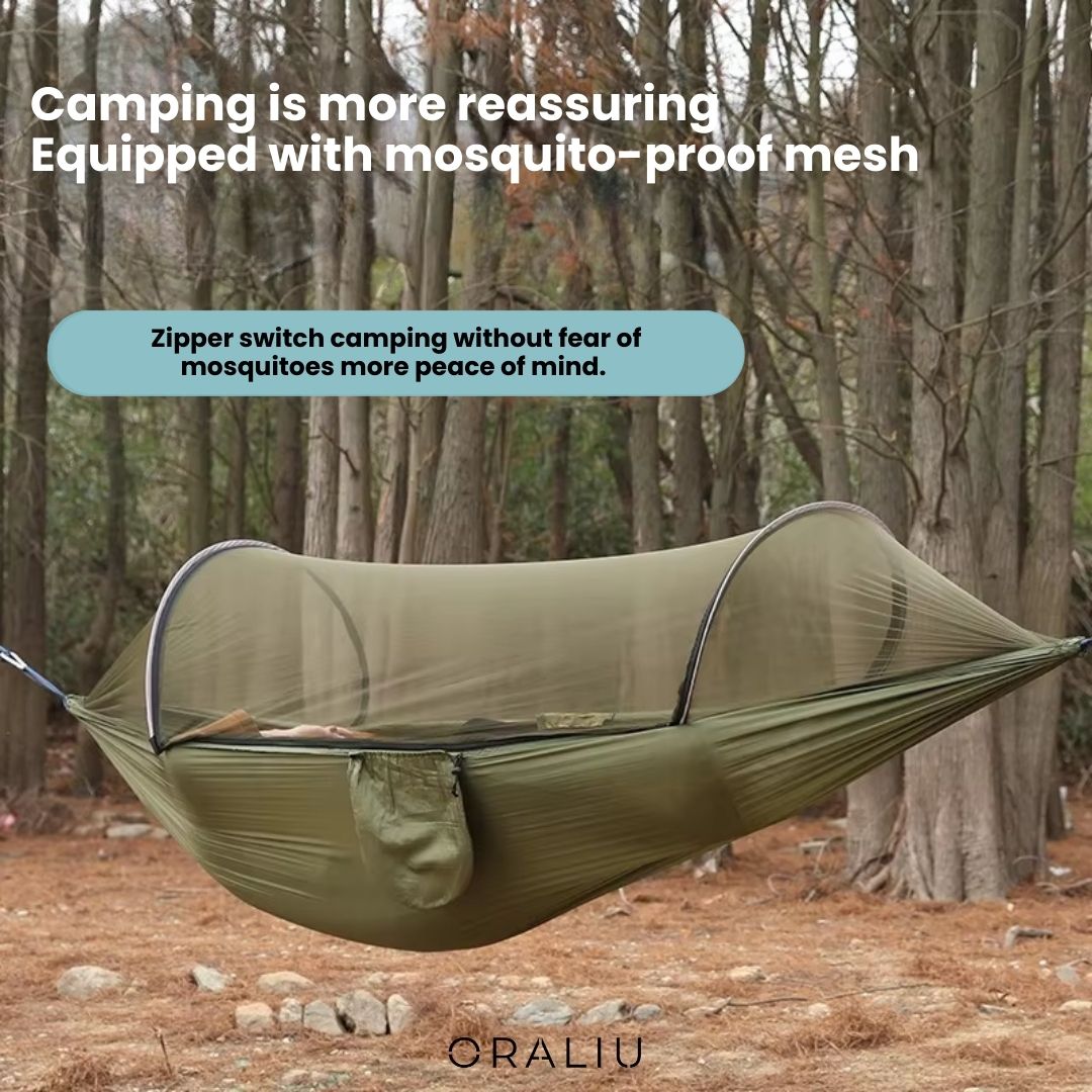 Portable Bug Free Hammock with Net