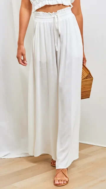 Comfortable Women's Elastic Waist Pants