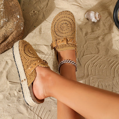 Bohemian Handmade Crochet Slippers