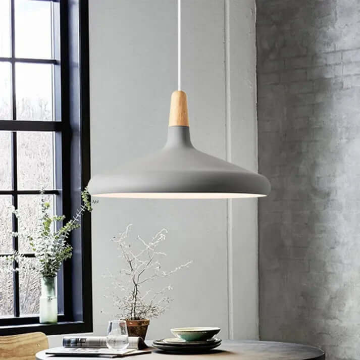 Sleek Metal Hanging Light