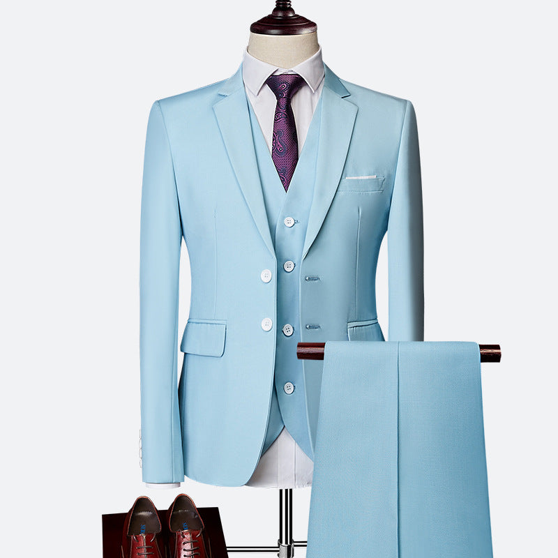 Classic 3-Piece Business Suit Set - Luxivelle