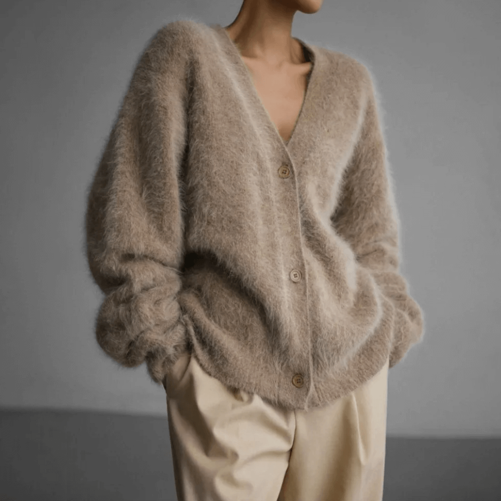 Soft Women's Knitted Sweater Cardigan