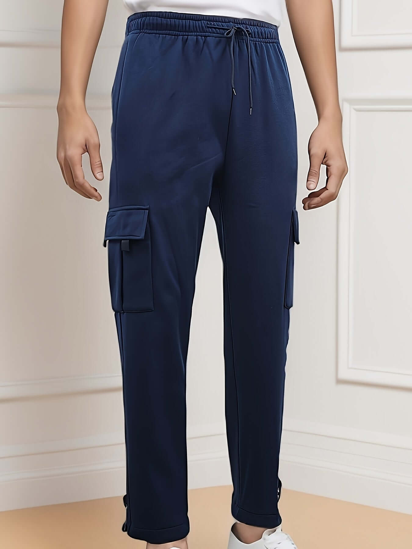 Warm Mens Jogger Pants with Extra Pockets