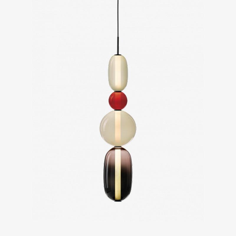 Vibrant Glass Drop Ceiling Light