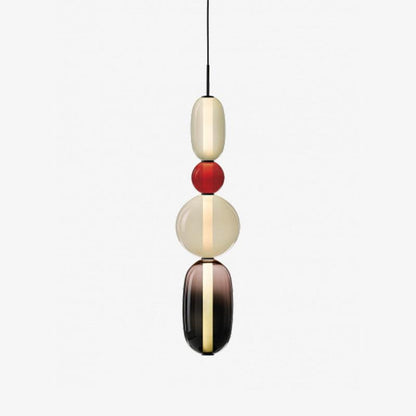 Vibrant Glass Drop Ceiling Light