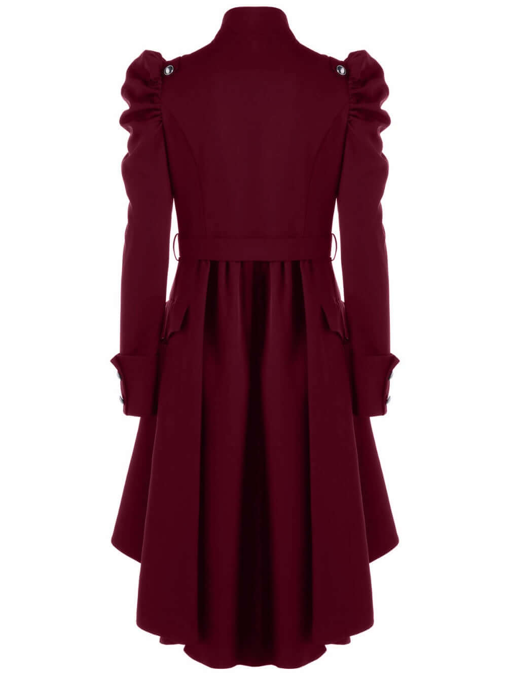 Classic Ladies Midi Coat with Fitted Neckline