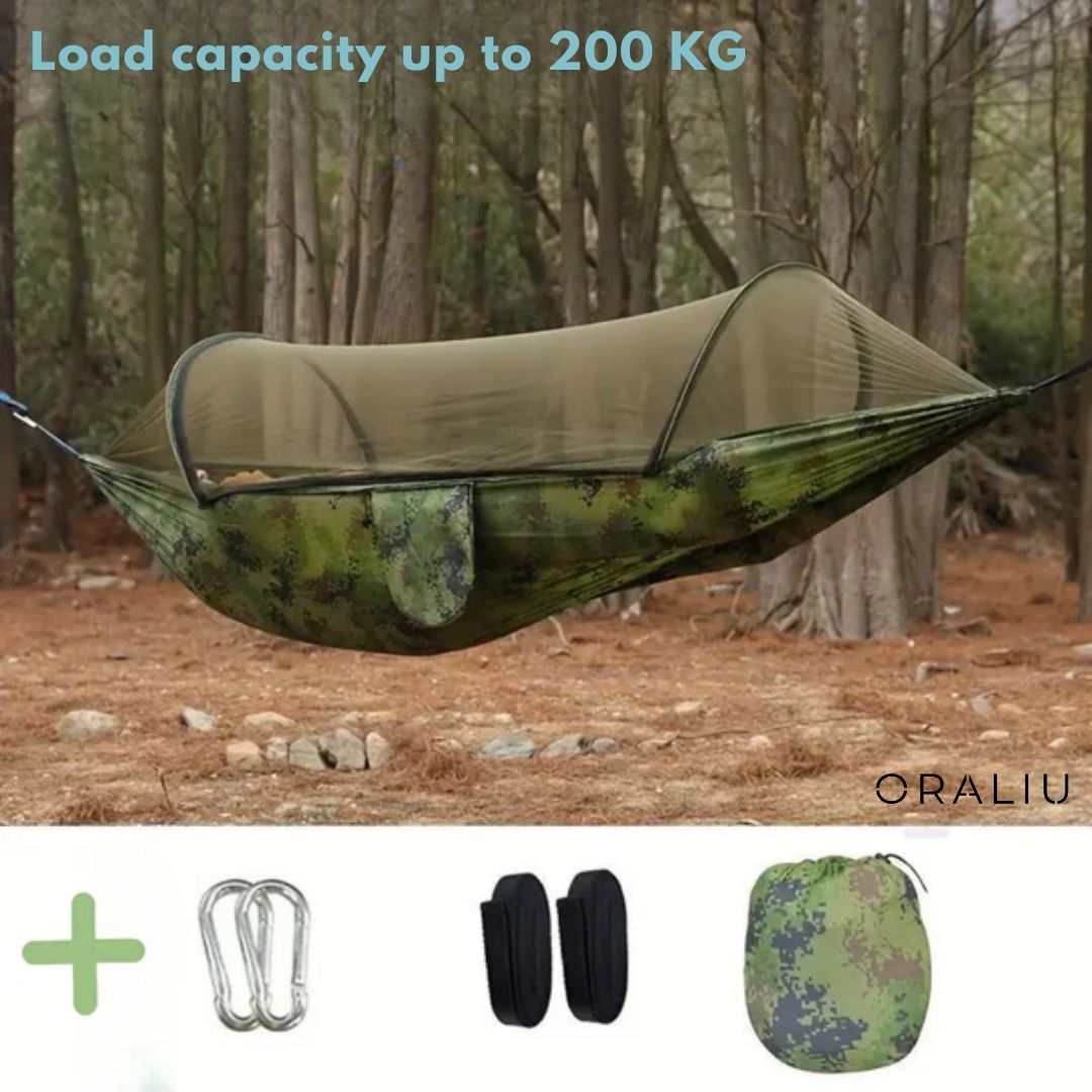 Portable Bug Free Hammock with Net