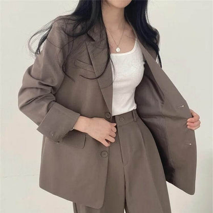 Classic Fit Jacket and Trousers Suit Set