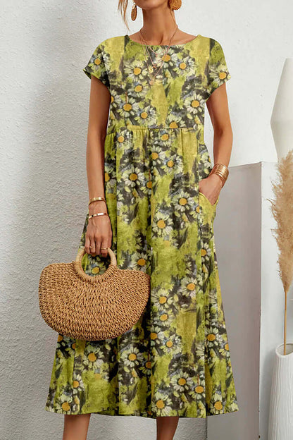 Ladies' Floral Casual Summer Dress