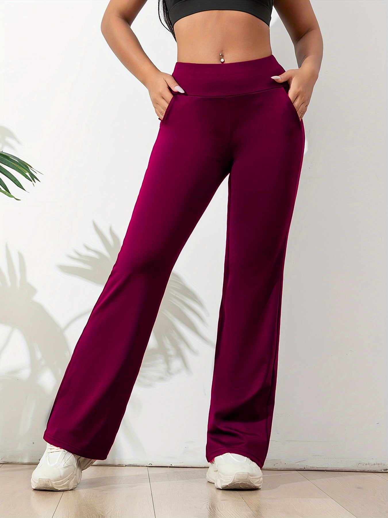 Comfortable Women's Athletic Wide Leg Pants