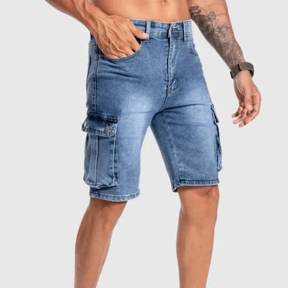 Men's Relaxed Fit Cargo Shorts with Extra Pockets
