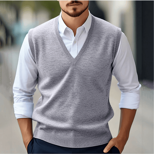 Tank Top Crew Neck Jumper - Luxivelle