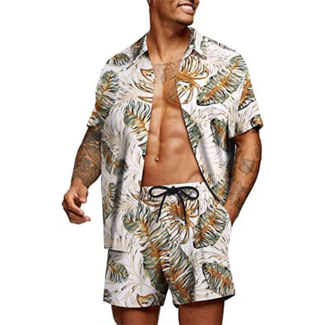 Comfortable Casual 2 Piece Mens Suit