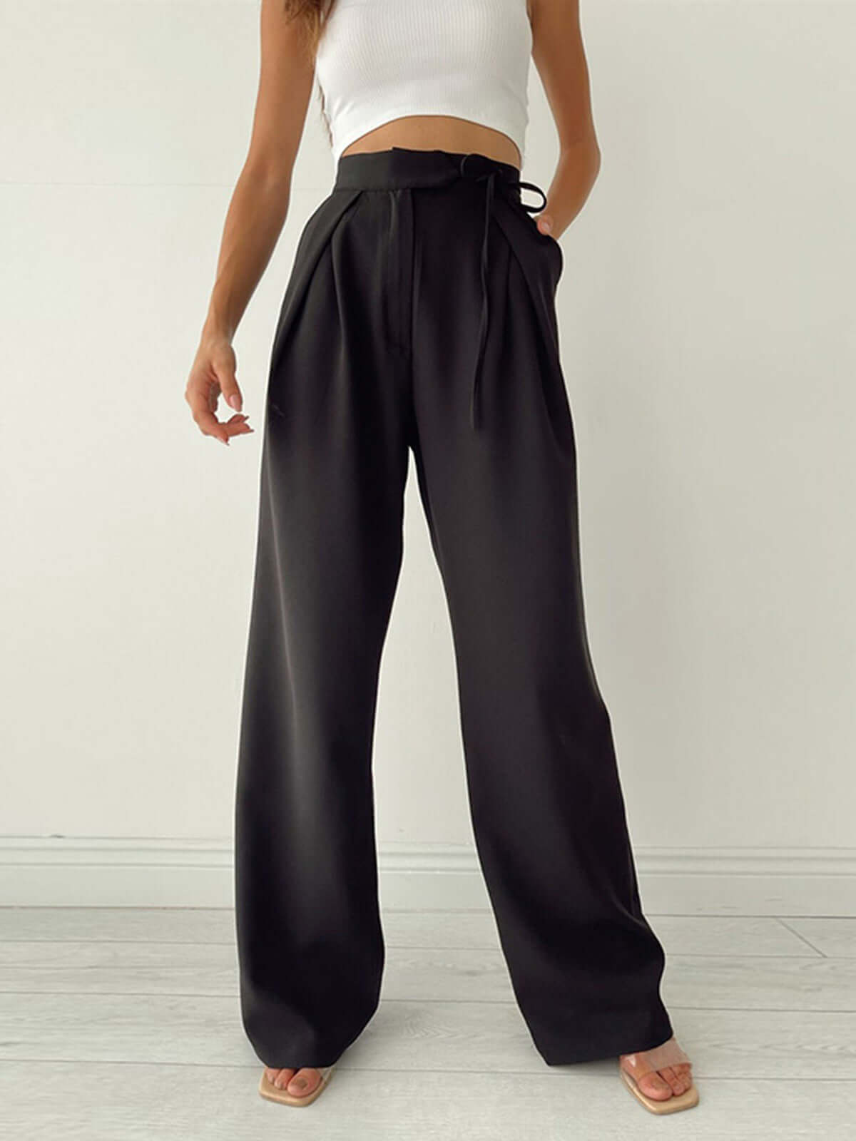 Comfortable Loose Fit High Waisted Palazzo Pants