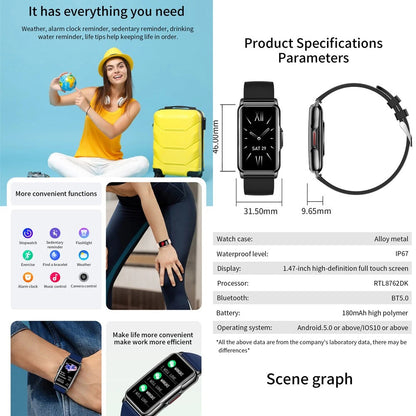 Slim Fitness Smartwatch for Daily Activity Tracking