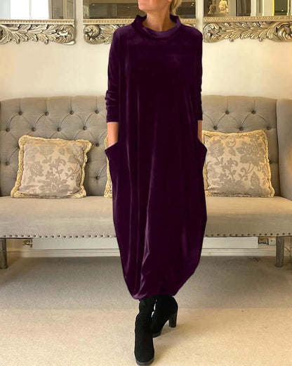 Warm Cozy Long Sleeve Dress