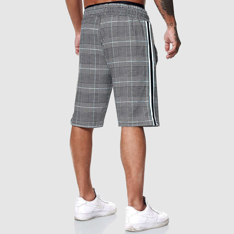 Casual Checked Waist Shorts for Men