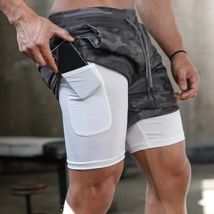 Men's Lightweight Moisture Wicking Athletic Running Shorts