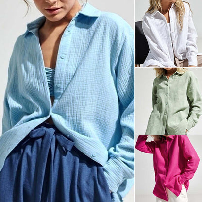 Relaxed Fit Casual Polo Shirt for Women