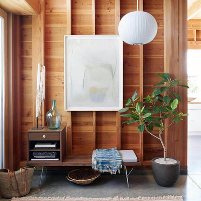 Rustic Wooden Hanging Light Fixture