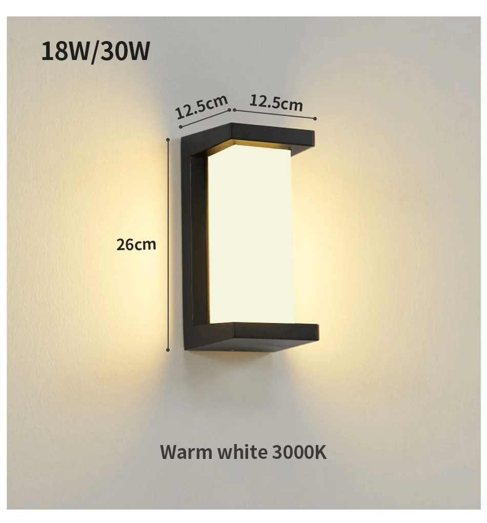 Automatic LED Security Wall Lamp Indoor/Outdoor