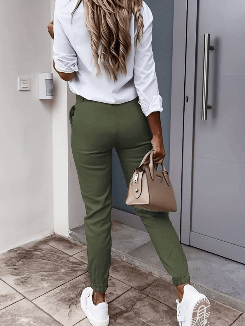 Comfort Fit Jogger Pants with Stretchy Cuffs