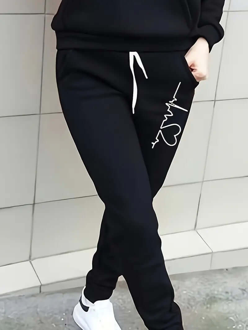 Ladies Active Wear Hoodie and Leggings Set