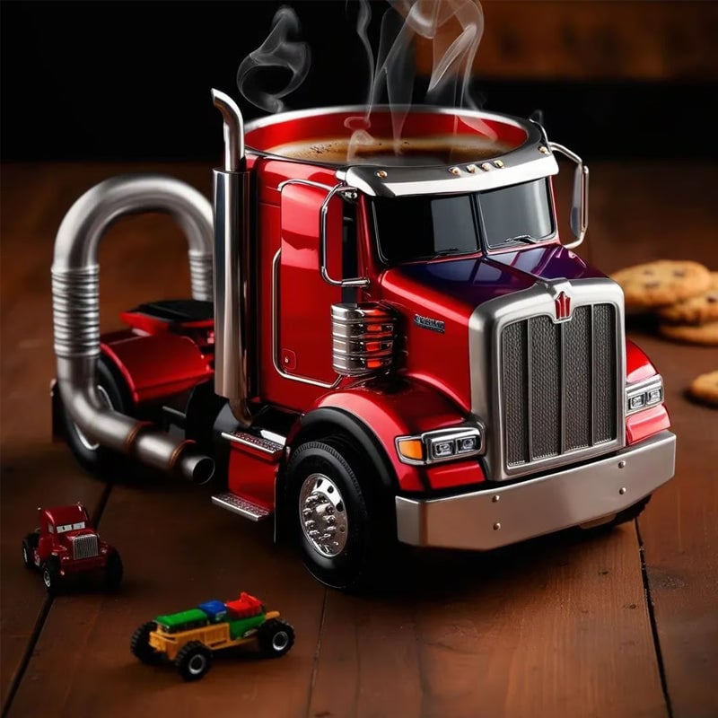 Premium Ceramic Truck Coffee Mug