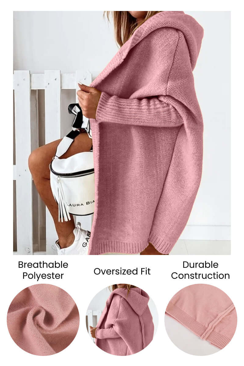 Ladies' Warm Cable Knit Jacket