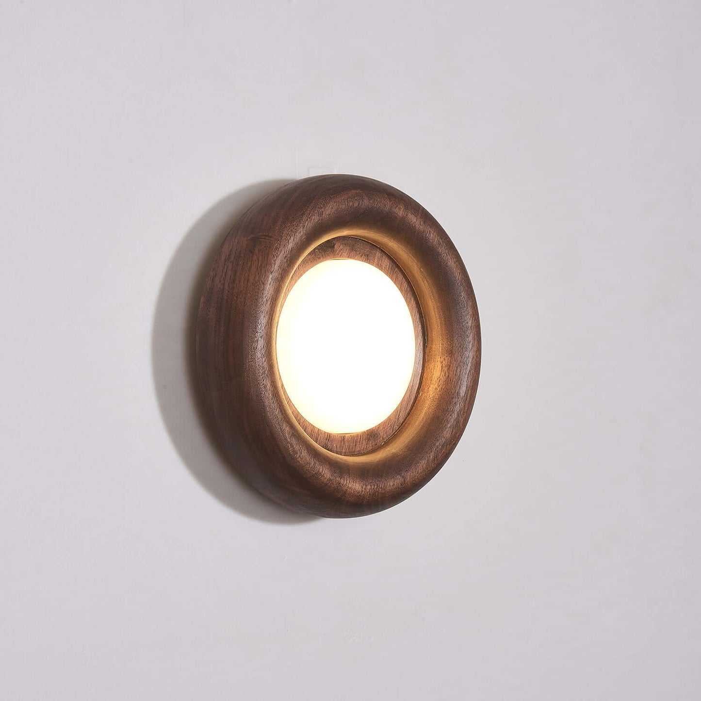 Contemporary Wooden Led Wall Lamp