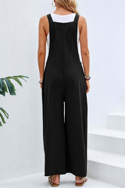Comfortable V Neck Halter Jumpsuit for Women