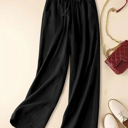 Comfortable Elastic Waist Pants