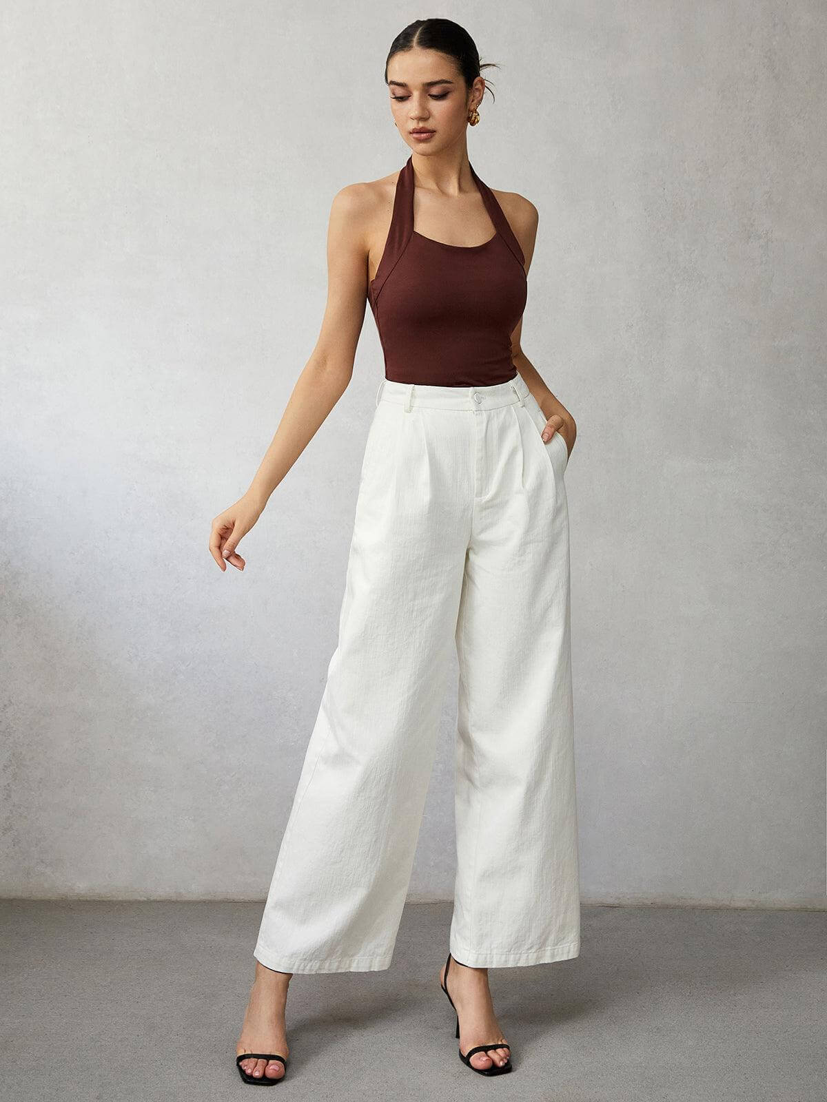 Comfy High Waist Loose Fit Women's Jeans
