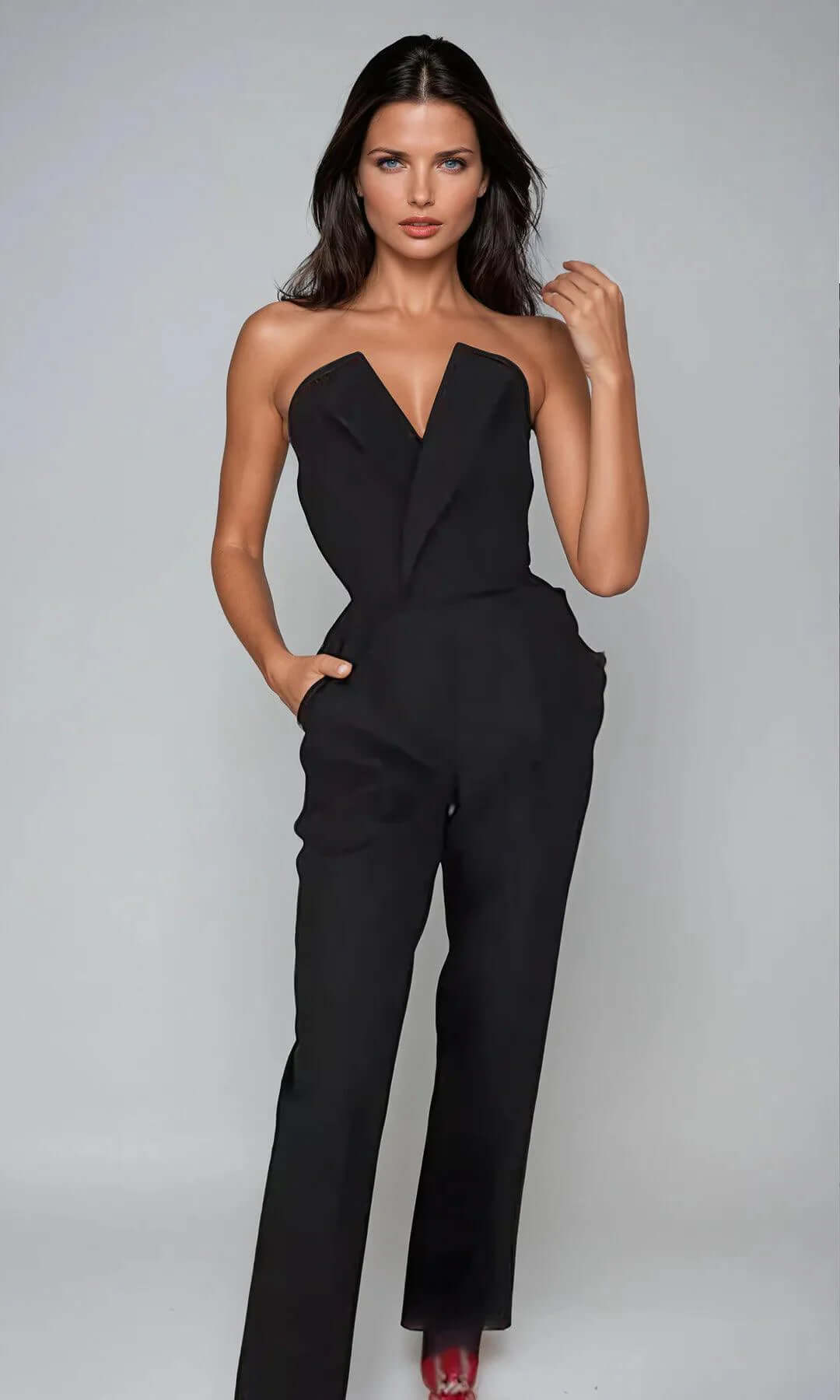 Professional Women's Office Jumpsuit
