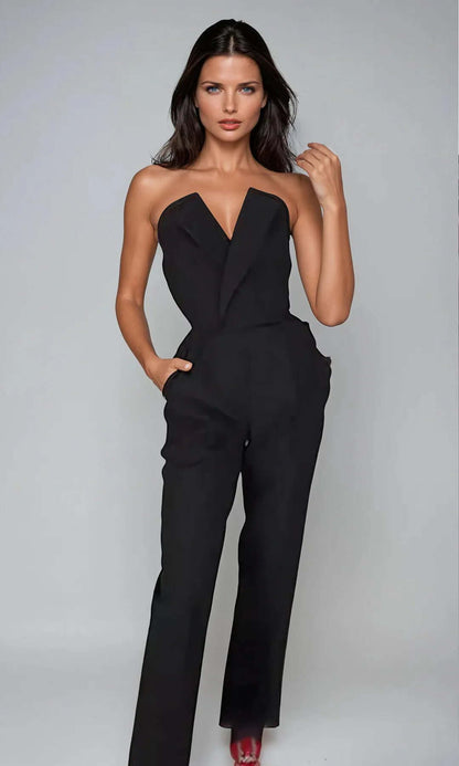 Professional Women's Office Jumpsuit