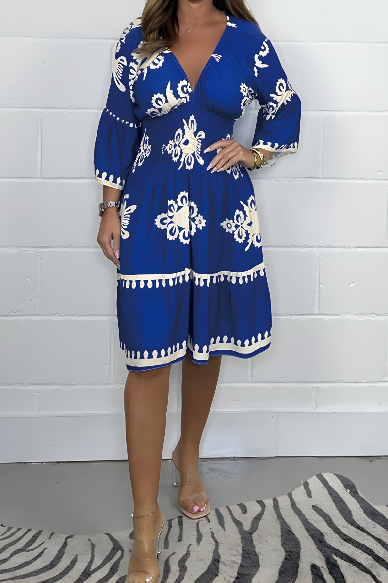 Slimming Mid Length Women's Dress
