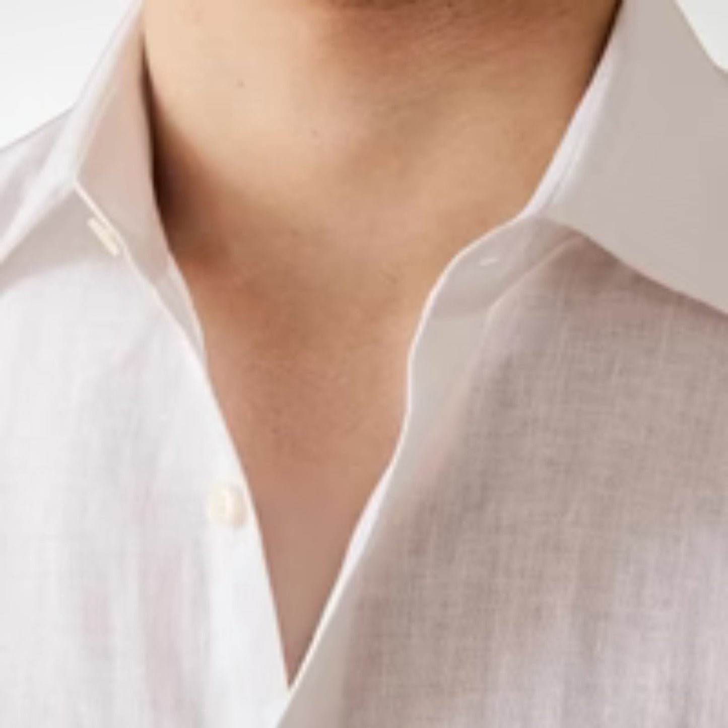 Relaxed Fit Men's Cotton Long Sleeve Dress Shirt