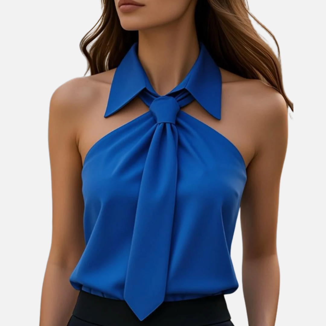 Women’s Chiq Tie-Neck Shirt