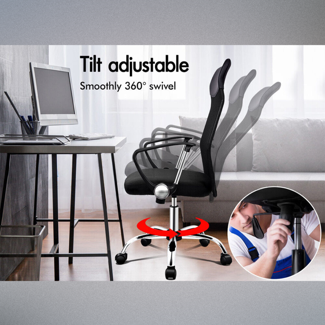 Ergonomic Office Chair - Extra Comfortable Foam Cushion