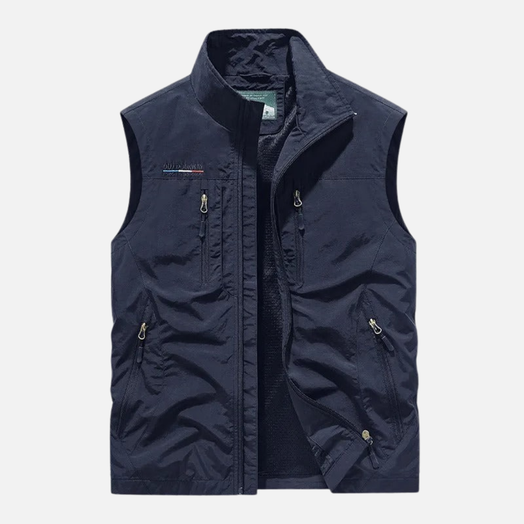 Men’s Sleeveless Cargo Bodywarmer