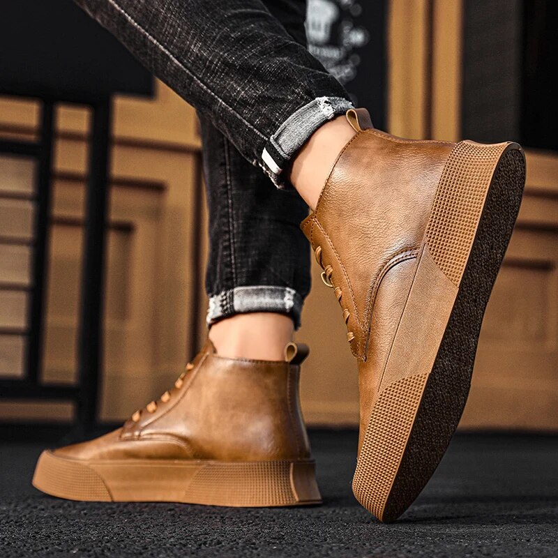 Keith | Robust leather boots
