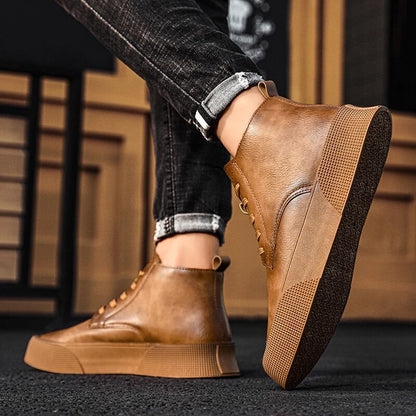Keith | Robust leather boots