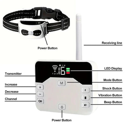 Portable Dog Training Collar & Fence System