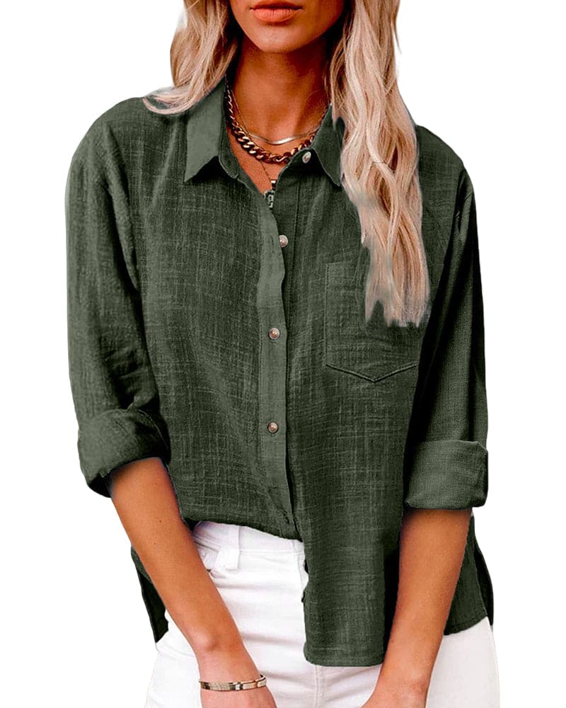 Ladies Classic Shirt with Front Pocket