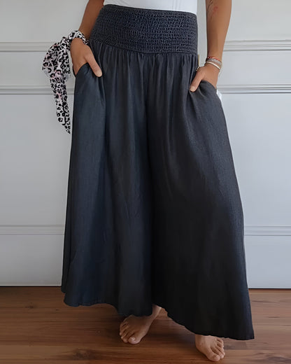 Soft Elastic Waist Pants for Women