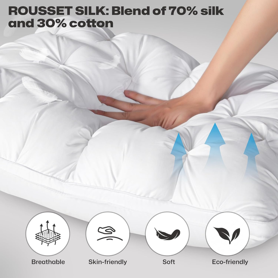 Soft Feather Pillow – Plush Sleep Comfort