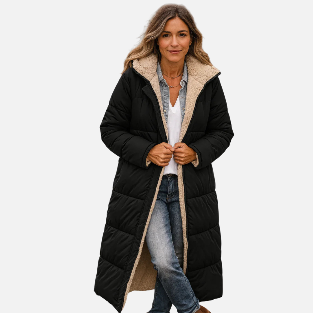 Bronte | Womens Warm Hooded Puffer Coat