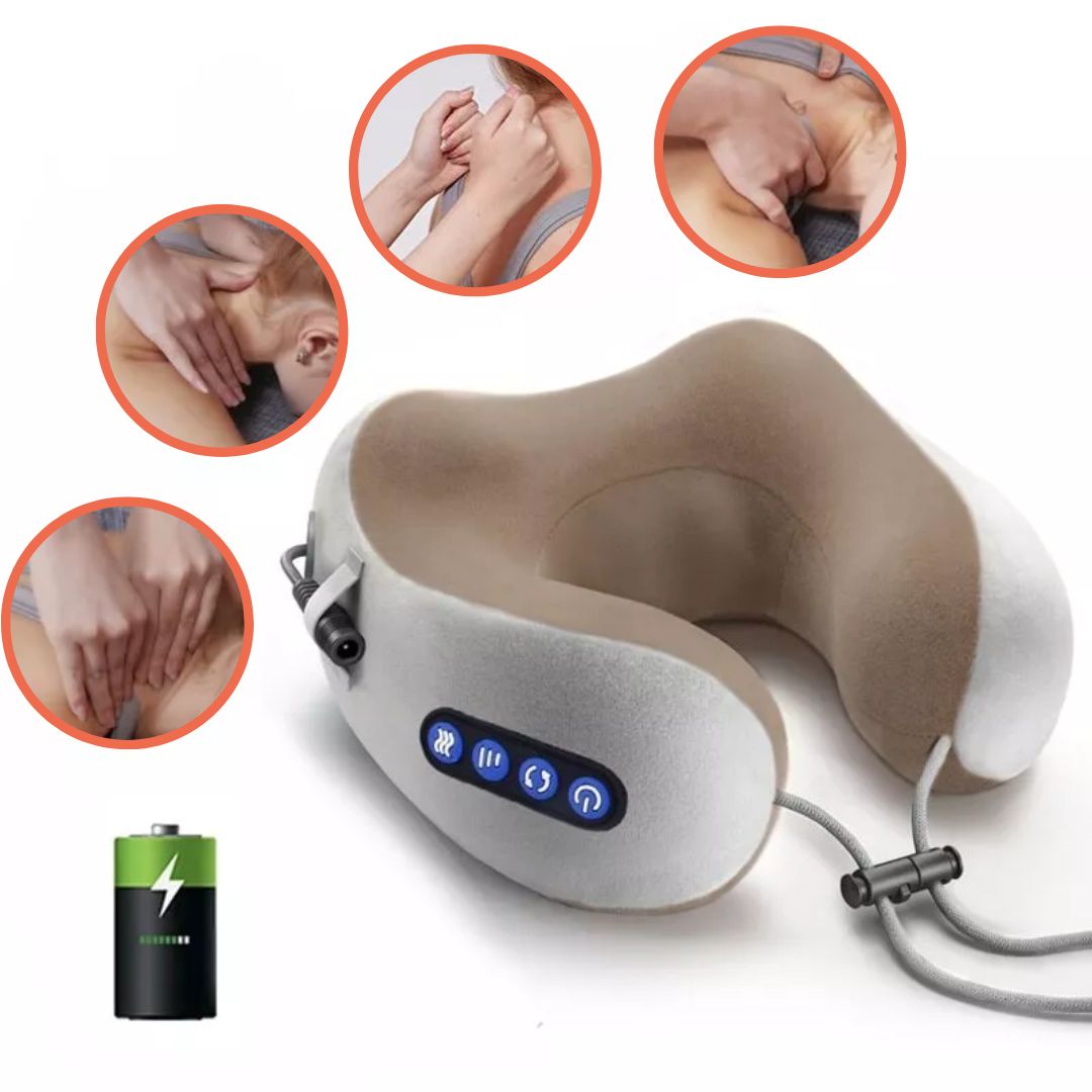 Relaxing Heat Massage Pillow for Neck and Shoulder Pain